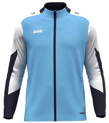 JAKO Unisex polyesterjacka Dynamic, skyblå/vit/marinblå, XL