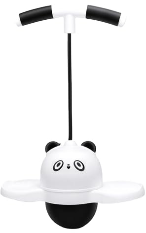 banapoy Pogo Ball avec Poignée, Balle de Saut D'équilibre, Pogo Stick Jumper, Balle Rebondissante, Jouet de Développement Sensoriel pour Enfants Garçons Filles et Adultes (Black)