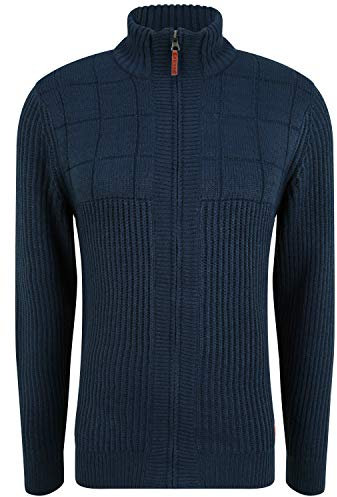 b BLEND Oteros Cardigan Giacca in Maglia Grossa Maglieria da Uomo, Taglia:L, Colore:Dress Blues (194024)