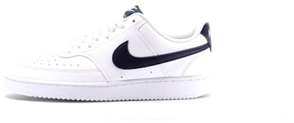 NIKE Men's Court Vision Low Next Nature Sneaker, White/Midnight Navy, 11 UK