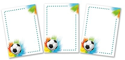 12 mini anteckningsblock fotboll fotboll present för barns födelsedag gästpresenter för pojkar pojkar födelsedag pojkar/A7 format