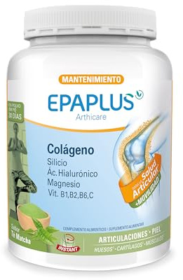 EPAPLUS Arthicare Colágeno en Polvo Té Matcha con Magnesio, 30 Días