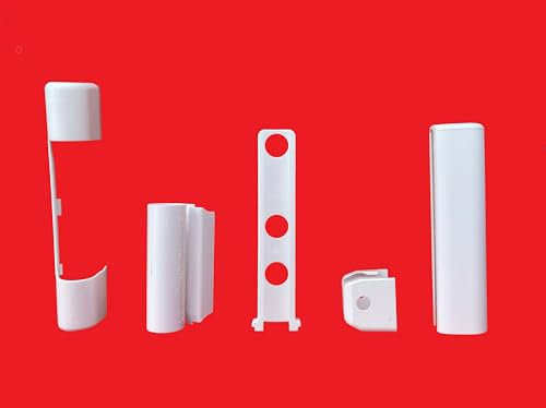 Siegenia Abdeckkappen - Set wahlweise für die Serie Favorit oder Titan in weiß für Scherenlager, Bandwinkel, Ecklager und Ecklagerband (1er Set Favorit)