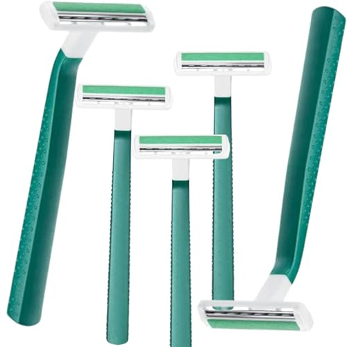 Men's Women's Razor (20pack) Premium Double Blade Hair Removal Shaver Disposable Razors | Classic Stainless Steel Design | Beard Manual Shaving Razor for Smooth Wet Shaving Enthusiasts