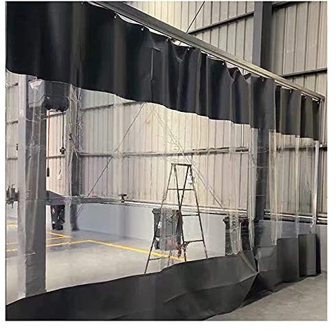Panneau latéral imperméable en PVC avec œillets pour lavage de voiture, pavillon, terrasse, couverture extérieure (1,2 x 1,8 m)