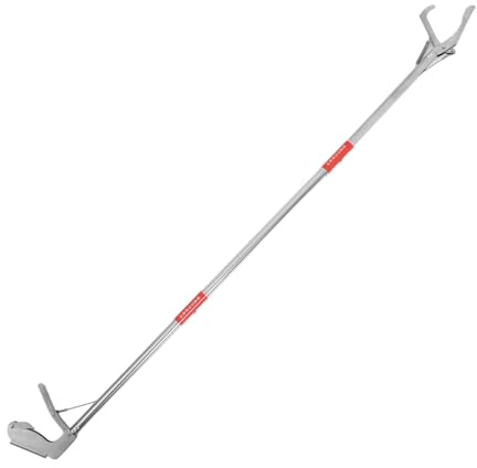 Abaodam Agarrador De Serpientes Plegable Pinzas Antideslizantes De Acero Inoxidable Herramienta De Captura para Cangrejos y Langostas para Manejo Seguro Exteriores