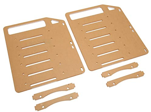 Pissente Supporto Multistrato in Acrilico per Hard Drive 35 Pollici con Fori Montaggio Precisi e Ventole 8cm Fai da Te per Costruttori 6 Strati