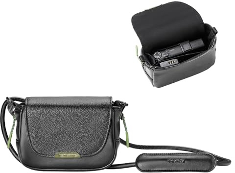 SMALLRIG Digitalt kamerafodral med axelrem, crossbody-skyddsfodral | för Ricoh GRIII /GRIIIX/GRIII HDF/GRIIIX HDF/GRIV, för Sony ZV-1F/ ZV-1, för DJI Action 4/5/6, för Insta360 Ace Pro/Ace Pro2