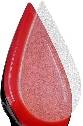 6 Pack- Red Bottom Shoe Protector for Christian Louboutin Red Bottom Sole Protectors - Compatible with All High Heels - 6 Sheets for 3 Pair of Shoes - 5X5 INCH Sheets