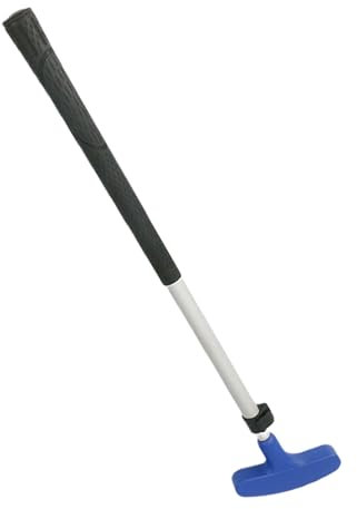 Golf-Putter, ausziehbarer, Putter für Kinder, Golfschläger mit rutschfestem Silikongriff, Teleskop-Putter mit mehrfachem Teleskop-Design mit doppelseitigem Kopf für Reg