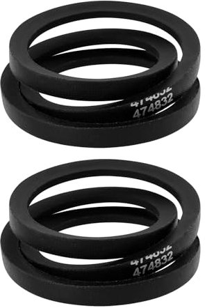 LT Easiyl 2 Stück Rasenmäher Keilriemen 825mm Ersatzteil 474832 Kompatibel mit Highline 513PA Kompatibel mit ALKO Highline 523 SP Kompatibel mit Highline 523 SPA