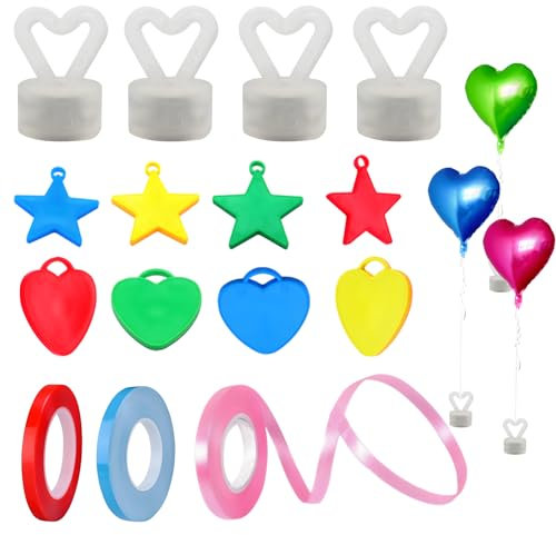 12Pcs Balloon Weights, Weights And Ribbon Pendant For Balloon Fixation For Various Festival Party Wedding Party Balloons Birthday