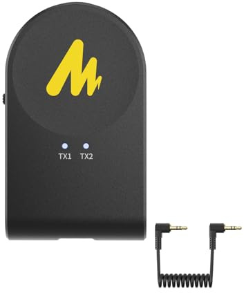 MAONO PD200W hybridradiomikrofon för podcasts, kameramottagare, tillbehör