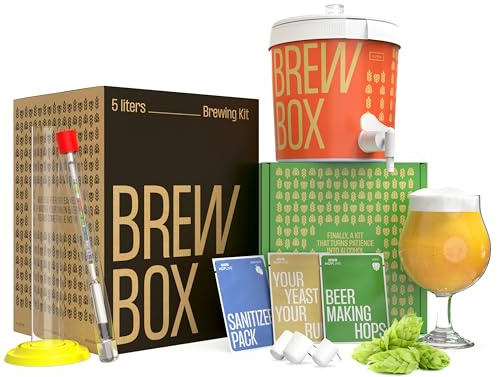 Hopline Kit para elaborar Cerveza Tripel - 5 litros - Elabora tu Propia Cerveza en casa - Regalo Ideal para Hombres, Padres o Amigos - Cerveza Artesanal - Regalo de cumpleaños Original
