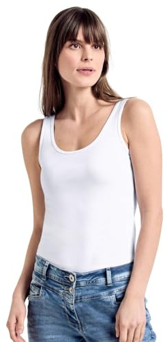 Cecil Damen Linda Top, Weiß (White 10000), S EU