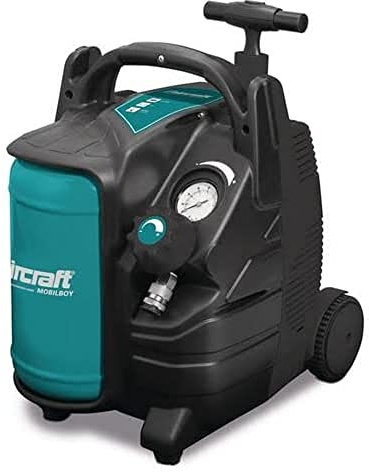 Aircraft Kompressor MOBILBOY 185 OF E (Trolley-Modell, ölfrei, 5L Tank, Ansaugleistung ca.: 180 l/min, 1,1 kW, 230 V) 2001240