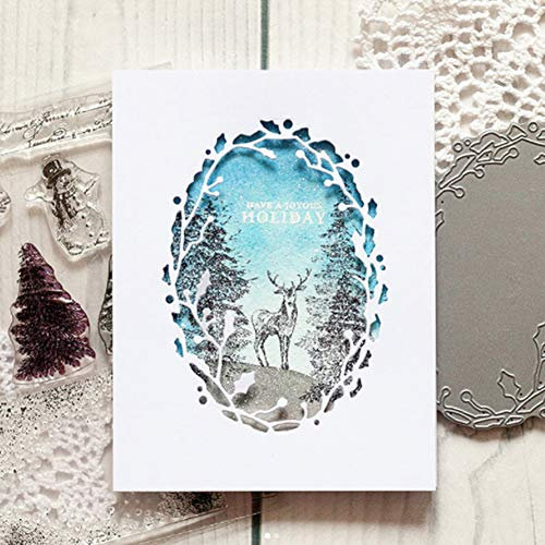 Gemini_mall® Metall-Stanzformen für Bastelarbeiten, Scrapbooking, Prägung, Papierkarten, Foto-Bastelarbeiten, Grußkarten, Einladungskarten, Dekoration