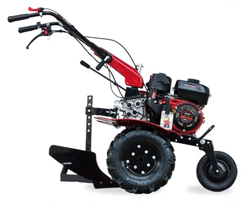 Weima WM500 Deluxe con arado G-2 7 CV 212 CCM ancho de fresado 100 cm marchas 2 avances 1 marcha atrás de gasolina motoazada cultivador jardín jardinería 2 años de garantía