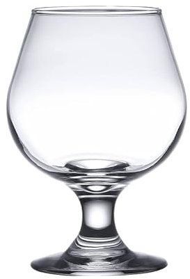 KXQYIKYI Copa de vino de cristal Copa KTV Bar Brandy Copas de vino tinto Pierna corta Taza de coñac Whisky Agua para el hogar Taza transparente Botella de agua (180 ml)