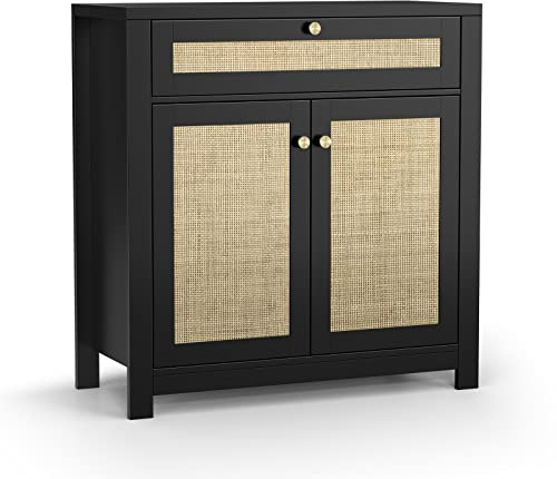 Skokliz Armoire de Cuisine avec Portes, Buffet avec Plans de Travail, avec étagère réglable, Style Maison de Campagne, pour Cuisine, Salon, Salle à Manger 35x 80 x 83 cm