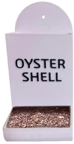 Outdoor Poultry Feeder - Chicken Feed Dispenser, Hanging Coop Container | Automatic Farm Grit Storage, Waterproof Bird Trough For Hens Ducks Roosters, Livestock Food Organizer For Family Barn