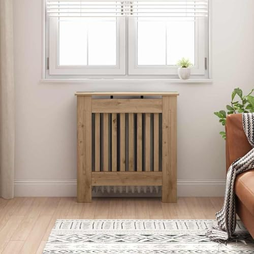 Générique Cache-Radiateur Chêne Artisanal 78 x 19 x 81,5 cm,Maison & Jardin,Accessoires pour appareils électroménagers,Accessoires pour radiateurs,Marron,10.12 KG,884101