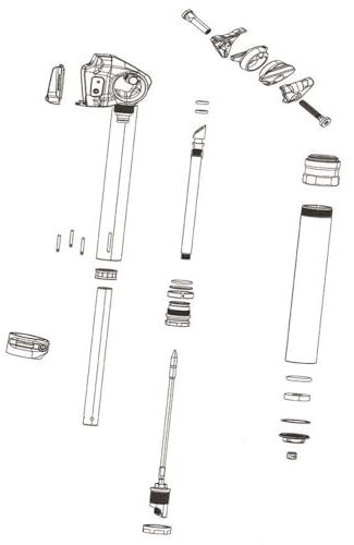 RockShox Entlüftungsschraube-03285590 Entlüftungsschraube Schwarz Einheitsgröße