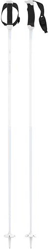 Atomic AMT Carbon SQS Women's Ski Poles (White/Light Grey, 115cm)