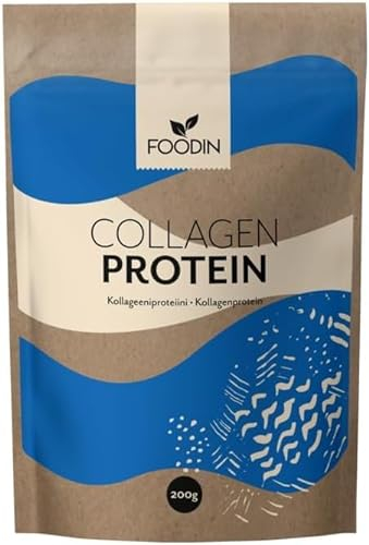 FOODIN Polvo de colágeno, 100% colágeno péptidos hidrolizados, proteína en polvo de ganado con biodisponibilidad, péptidos de colágeno tipo 1 y 3 (400 g)