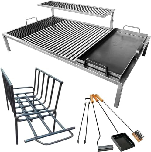 Iron Argentina grill + Brazier + Eldverktyg - BBQ Grill