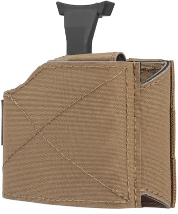 Peminkoo Fondina Universale per Pistola Tattica Pistola Adattabile con Chiusura a Scatto Militare G17 G19 1911 SIGP220 Molle Cintura Airsoft (Khaki)