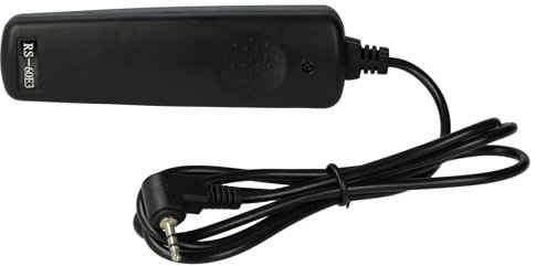 vhbw 1x Disparador Remoto a Distancia, Cable Compatible con Pentax K20D, K-3, K-7, K200D, K110D, K-m cámara, 1 m, liberación en 2 Pasos