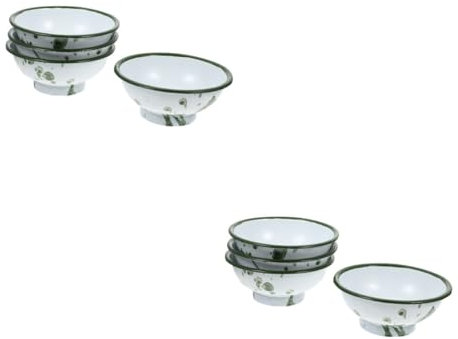 MOTHNUR 8piezas Bols De Almacenamiento Vintage Recipientes Antideslizantes Para Alimentos Para Cocina y Restaurante