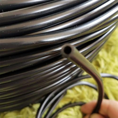 UZAMIRLEX Micro Tubo de Riego, Manguera de riego por Goteo de PVC de 3 mm y 5 mm, Color Negro, Varios tamaños (10 m, 20 m y 30 m)(10M)