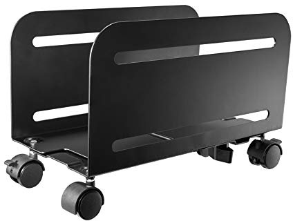 NewStar CPU-M100BLACK Mobile PC Mount (Suitable PC Dimensions - Width: 12-21 cm) - Black