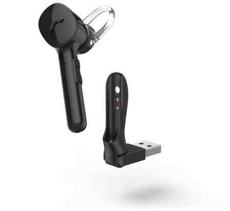 Hama MyVoice1300 Mono Bluetooth® Headset (In-Ear Bandbreite 20Hz-20kHz, Micro Bandbreite 100Hz-10kHz, Charge 2h für 4h Autonomie, Sprachsteuerung) schwarz
