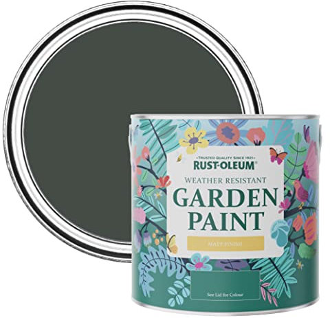 Rust-Oleum Green Mould-Resistant Garden Paint In Matt Finish - After Dinner 2.5L