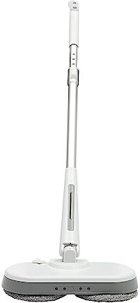 mocio elettrico senza fili, mocio a spruzzo per acqua, mocio rotante, mocio per pavimenti in legno duro, 150r/min 350ml