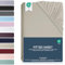 Spannbettlaken 180x200cm - 35 cm Tiefe Tasche Spannbetttuch Oeko-TEX Zertifiziert Gebürstete Polyester Mikrofaser Bettlaken Bettbezug für Boxspringbett Dicke Matratzen (180 x 200 cm - Sand)