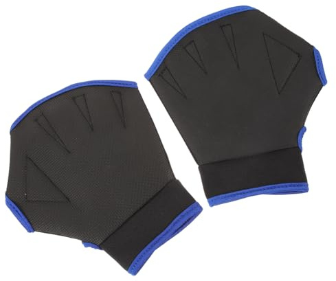 GAROZATION Duck Paw Webbed Swim Paddles Swimming Gloves for Boys and Girls Men Diving Auxiliary Mitten Water Resistance for Swimming Practice