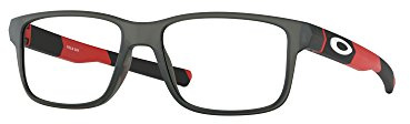Oakley Youth Unisex Kids OY8007 Field Day Square Prescription Eyewear Frames, Satin Grey Smoke/Demo Lens, 50 mm