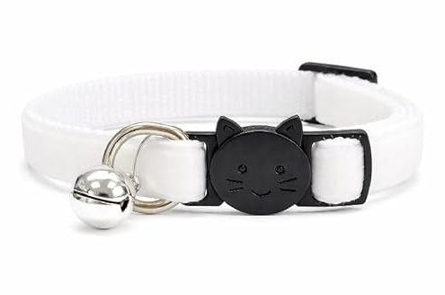 ZACAL Sammet katt/kattunge halsband – säker snabb frigöringskrage | justerbar för att passa de flesta inhemska katter/kattungar (välj lämplig storlek)