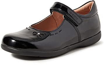 Geox J Naimara Girl A Ballerina, Black, 2.5 UK Child