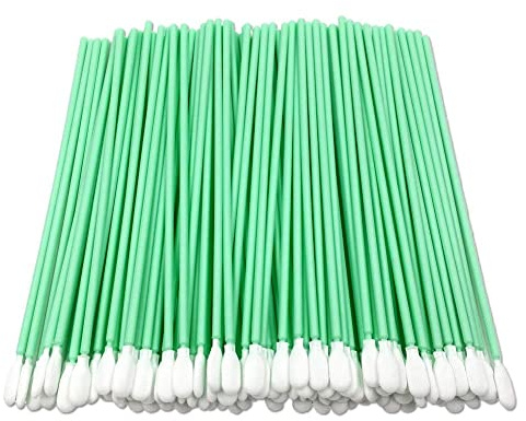 Foam Cleaning Swab Sticks,100 PCS Foam Tip Cleaning Swabs Electronics Cleaning Wipes & Swabs Cleaning Cotton Buds for Inkjet Printer Print Head Camera Optical Lens Optical Equipment