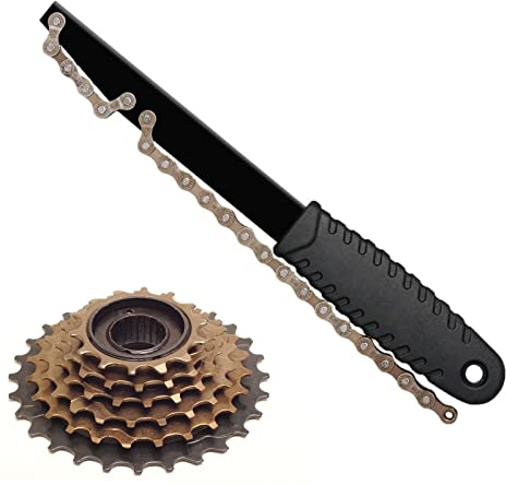 ulapithi Werkzeug zum Entfernen der Fahrradkassette,Fahrrad Freilauf Turner Kettenpeitsche | Fahrrad-Kassetten-Lockring-Entferner Freilauf-Entferner-Schlüssel Kettenrad-Entferner