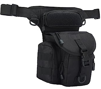 Yardwe Verstellbarer Riemen Beintasche Hüfttasche Bauchtasche Zum Radfahren Laufen Sport Tragbar Outdoor-hüfttasche Für Männer Größe Schwarz