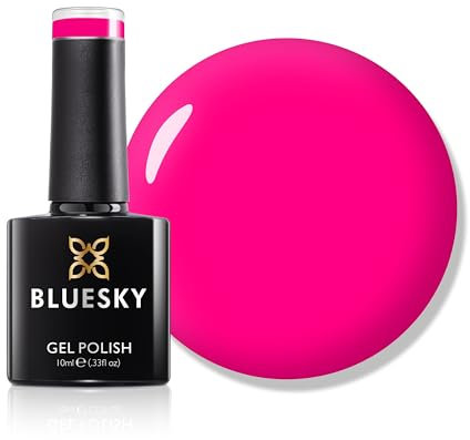 Bluesky Gel Nail Polish 10ml, Pink Message - SS2518, Pink Gel Nail Polish for 21 Day Manicure, Requires Curing Under LED UV Nail Lamp