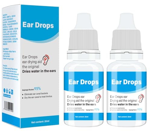 2x Natural Swimmer Ohrentropfen,Ohrentropfen Zum Schutz Für Schwimmerohr,Ohrenschutz Gegen Eingeschlossenes Wasser,Ohrenschmalz Entferner Schutz Gegen Wasser,Ohrenspray Bei Verstopften Juckenden Ohren