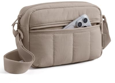 LIGHT FLIGHT Crossbody Bag for Women, 2.4L Lightweight Puffy Shoulder Purse