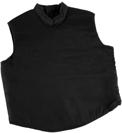 Milageto Chaleco de Entrenamiento de Esgrima Ropa de Protección Entrenador Deportivo Funcional Lona Gruesa Cómodo Transpirable Adecuado para Instructores, Sin Mangas, M